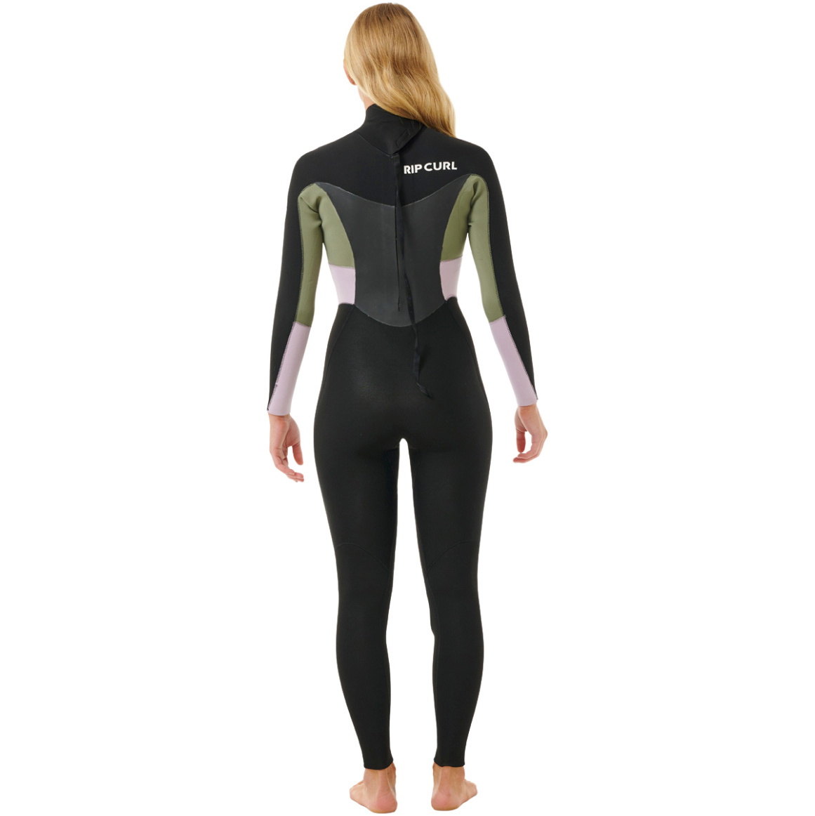2025 Rip Curl Frauen Omega 3/2mm Gbs Rückenreißverschluss Neoprenanzug 157WFS - Khaki